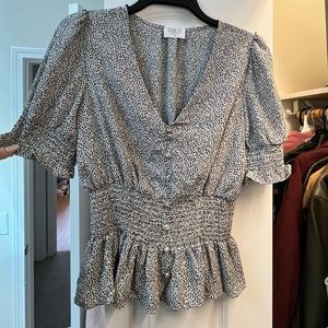 Sienna sky blouse